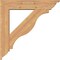Ekena Millwork Funston Traditional Smooth Bracket w/ Offset Brace, Western Red Cedar, 7 1/2"W x 36"D x 36"H BKT0806X36X36FST01SWR - alternate 2